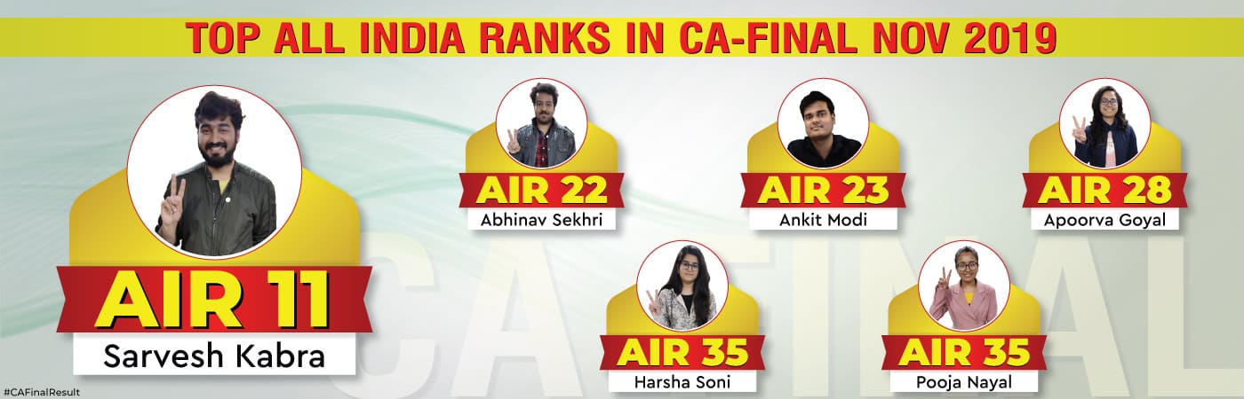 CA Final Results - Ca Final Nov 2019 Result
