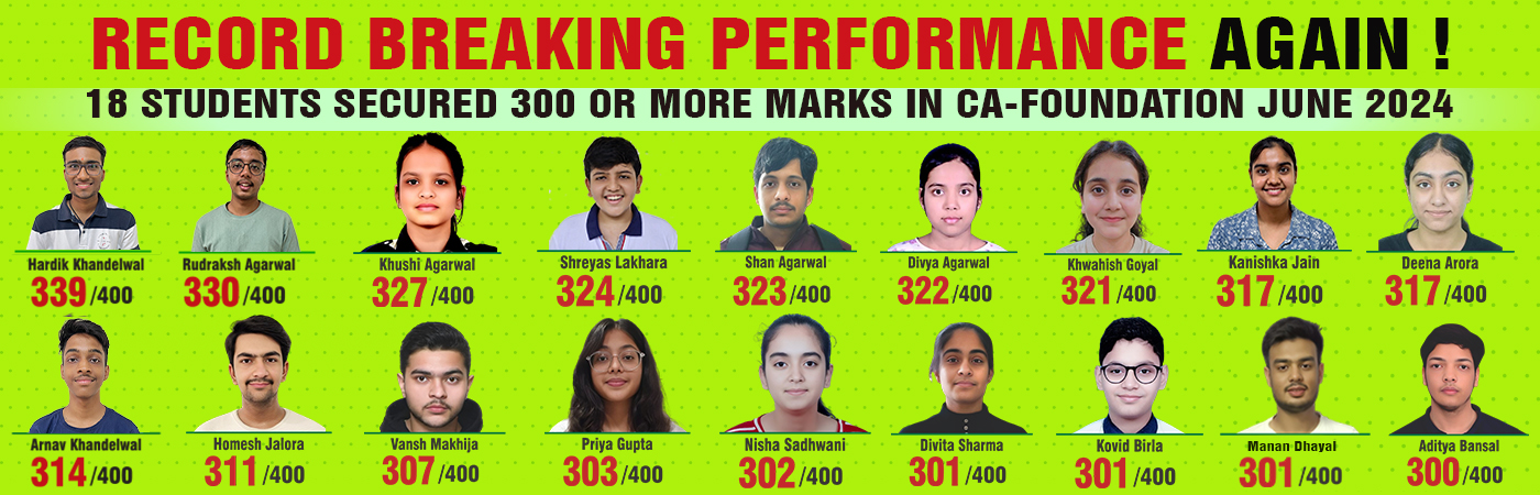 CA Foundation Results - Ca Foundation June 24 Slider 1
