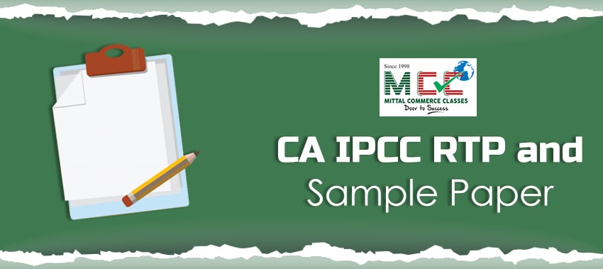 CA IPCC Sample paper/ model test papers and RTP
