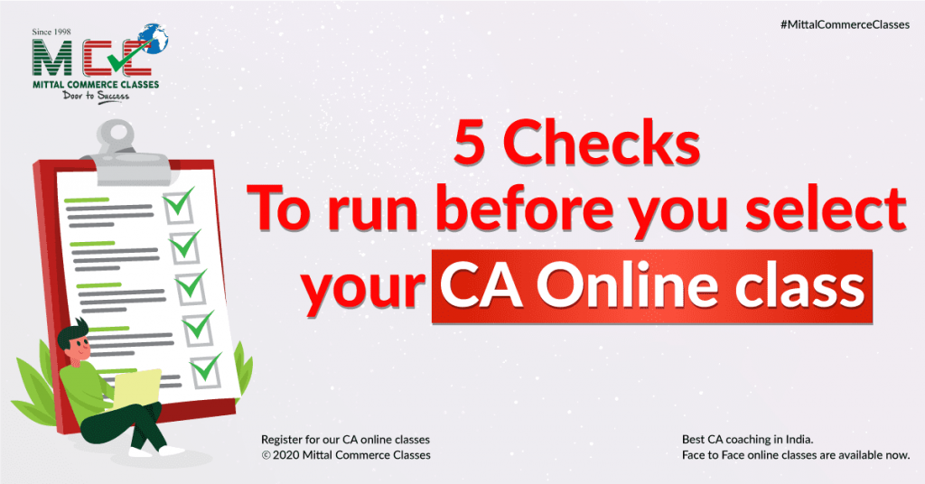 5 checks to run before you select your CA Online class