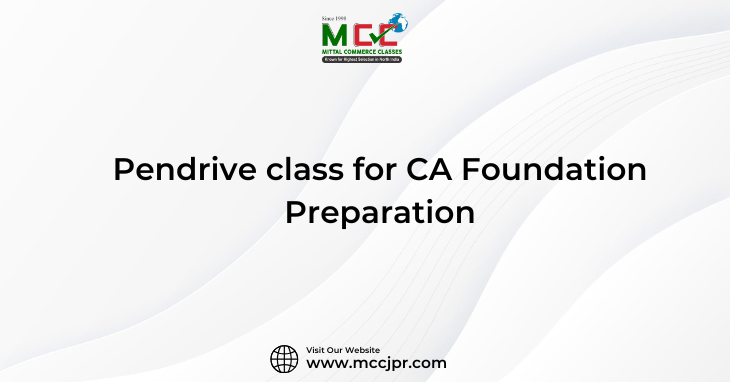 Pendrive class for CA Foundation Preparation