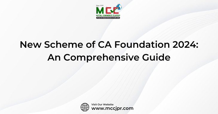 New Scheme of CA Foundation 2024