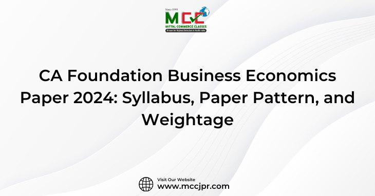 CA Foundation Business Economics Paper