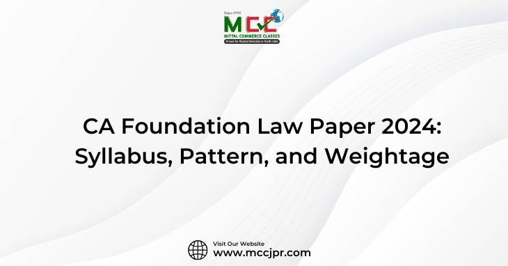 CA Foundation Law Paper 2024